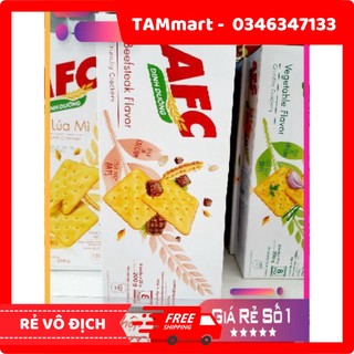 Bánh quy AFC lúa mì và vị rau hộp 8 gói
