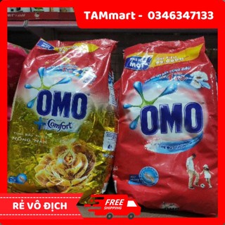Bột Giặt Omo 5,5 kg tình dầu thơm và 6kg Date mới