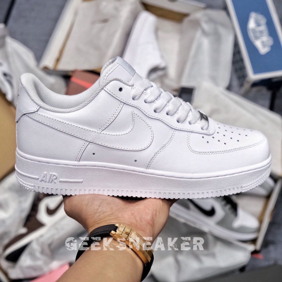 Giày af1 full trắng,thể thao nam nữ, giầy sneaker air force 1 bản full trắng bản all White  đễ phối đồ ICHUS STORE