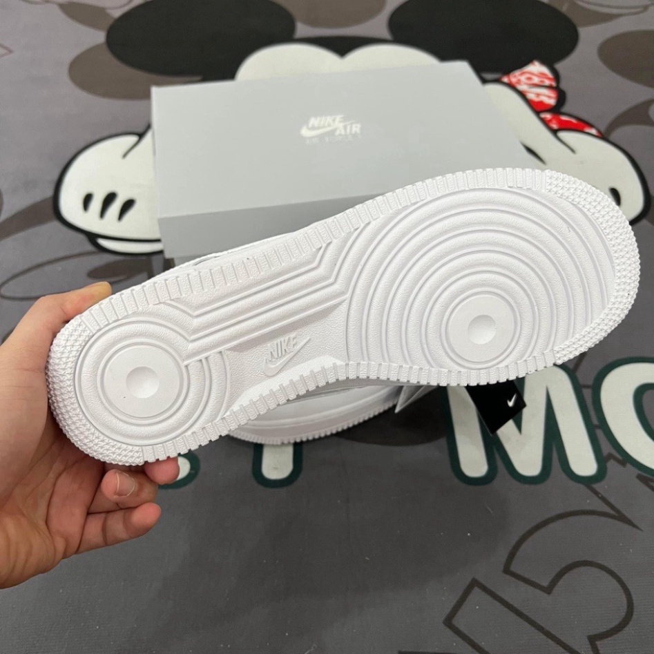 Giày af1 full trắng,thể thao nam nữ, giầy sneaker air force 1 bản full trắng bản all White  đễ phối đồ ICHUS STORE