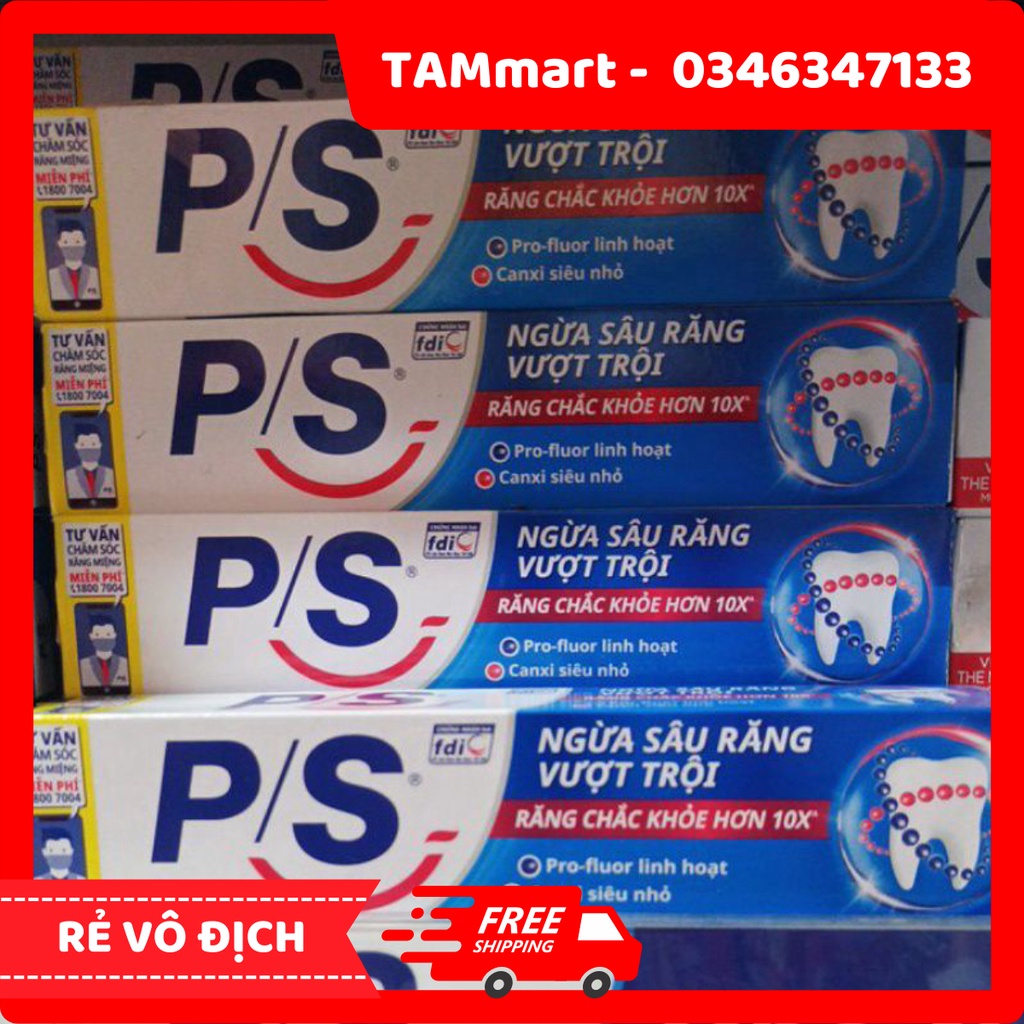 Kem đánh răng P/S,P/S Trà Xanh 180g Tặng  các loại DATE MỚI