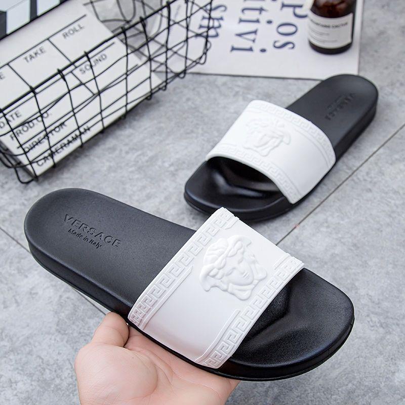 Versace Dép Sandal Chống Trượt Chống Mùi Thời Trang Mùa Hè 2023 Cho Nam