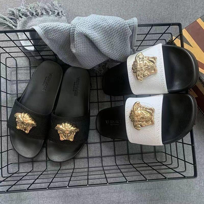 Versace Dép Sandal Chống Trượt Chống Mùi Thời Trang Mùa Hè 2023 Cho Nam