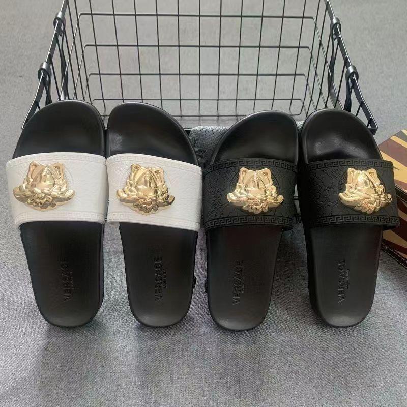 Versace Dép Sandal Chống Trượt Chống Mùi Thời Trang Mùa Hè 2023 Cho Nam