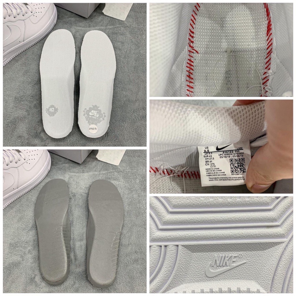 Giày _Nike Air Force 1 All White , Giày AF1 Full Trắng Nam Nữ Bản Cao Cấp Đủ Size 36-44 Cân Mọi Outfit ICHUS STORE