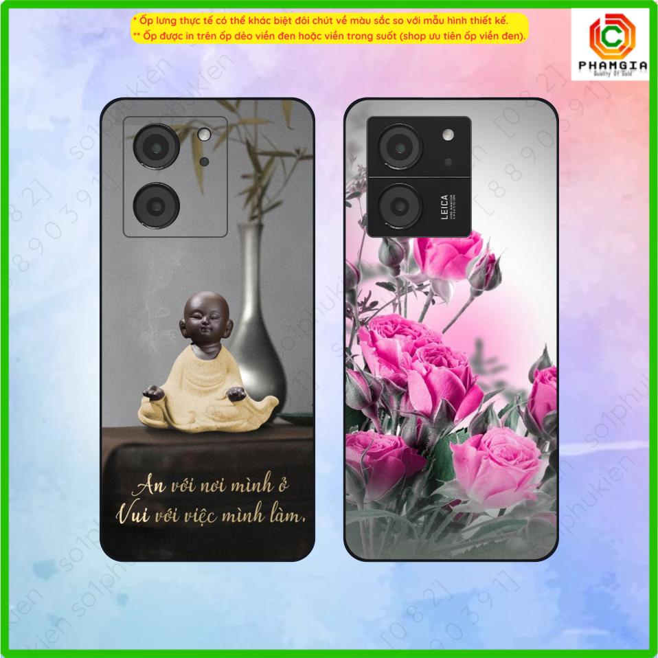 Ốp lưng dẻo đen Xiaomi 13T / 13T Pro/ Redmi K60 Ultra in hình họa tiết nhiều mẫu phong cảnh, thư pháp, thiết kế mới đẹp