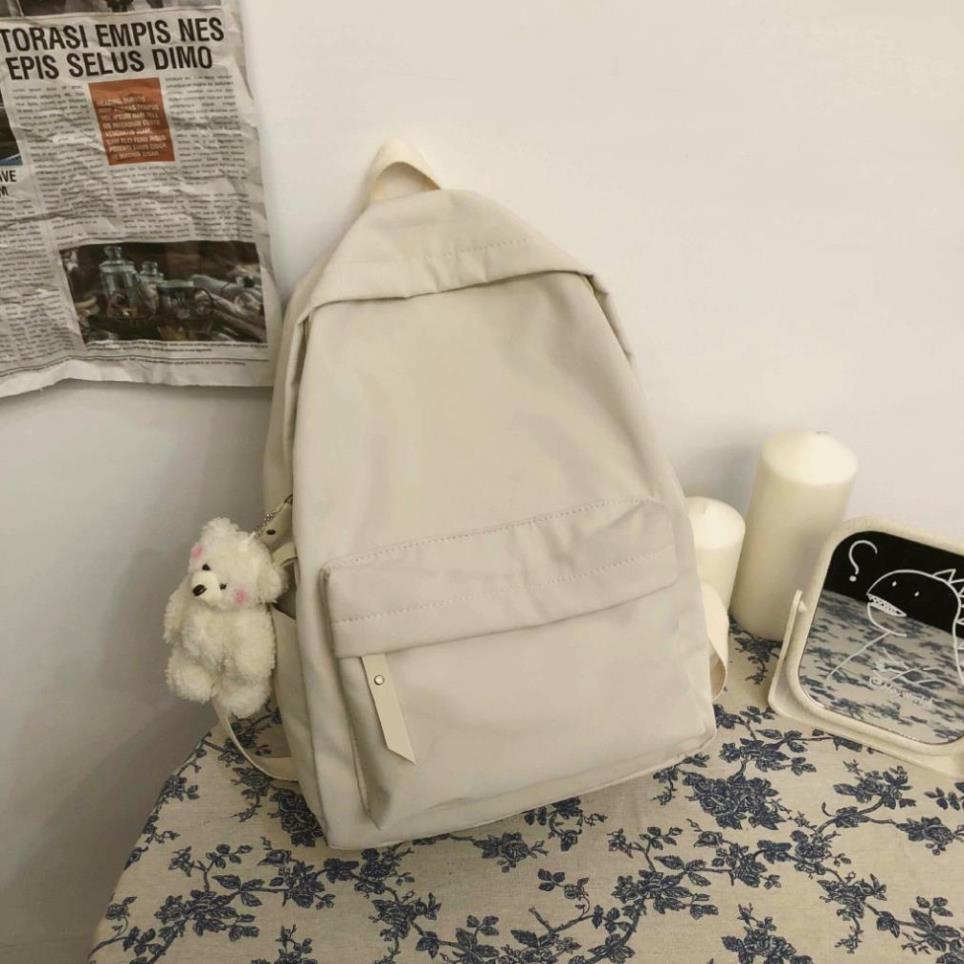 Balo nữ balo nam giá rẻ thời trang đi học đựng laptop phong cách basic ulzzang BL3