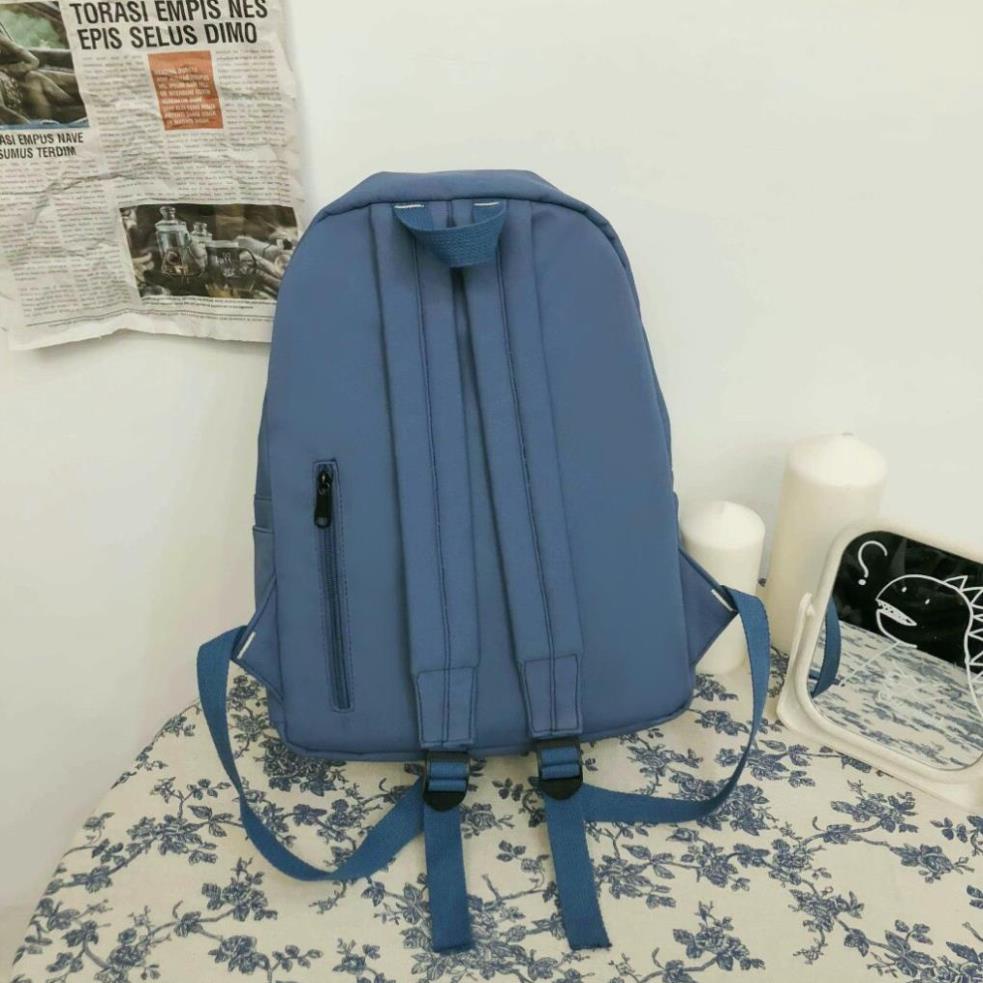 Balo nữ balo nam giá rẻ thời trang đi học đựng laptop phong cách basic ulzzang BL3