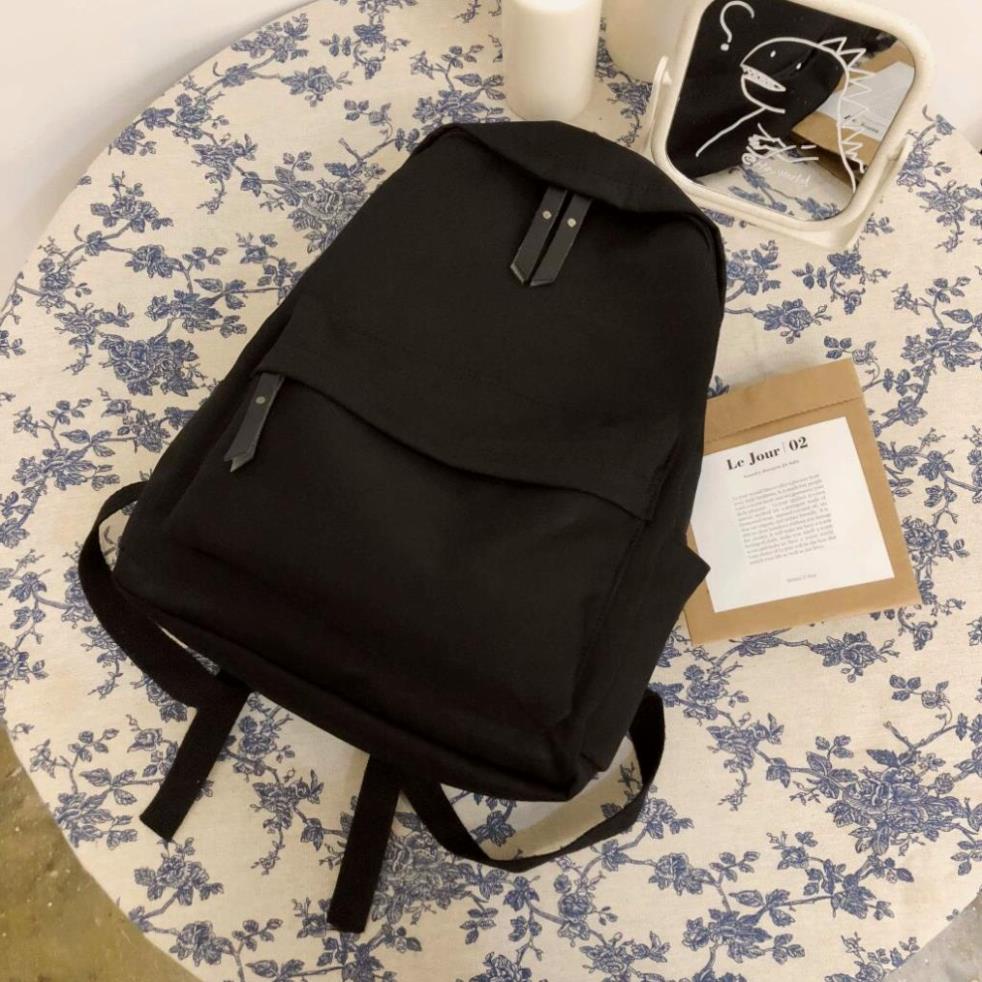 Balo nữ balo nam giá rẻ thời trang đi học đựng laptop phong cách basic ulzzang BL3