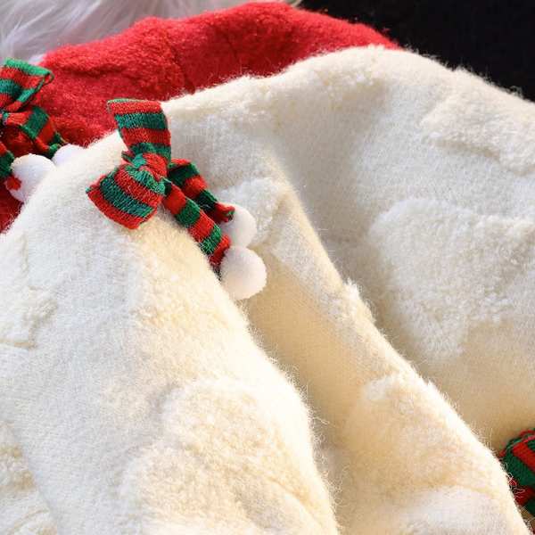 Áo Len Tay Dài Dáng Rộng Họa Tiết Giáng Sinh Thời Trang Cho Nam Và Nữ