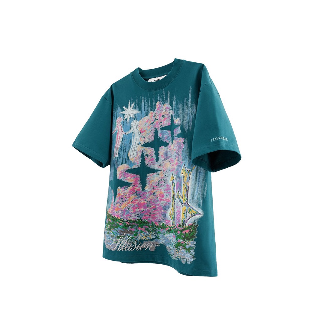 ÁO THUN TAY LỠ UNISEX ILLUSTION DREAM BOXY TEE 100% COTTON - HADES BRAND CHÍNH HÃNG