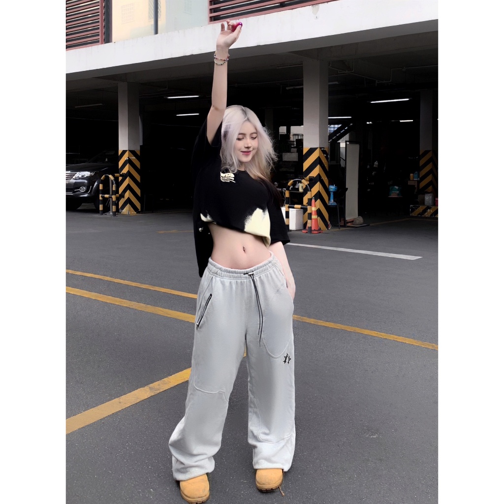 Quần Dài Lưng Thun Unisex Vải Chân Cua TEXTURE LINE TRACK PANTS - HADES Brand Chính Hãng