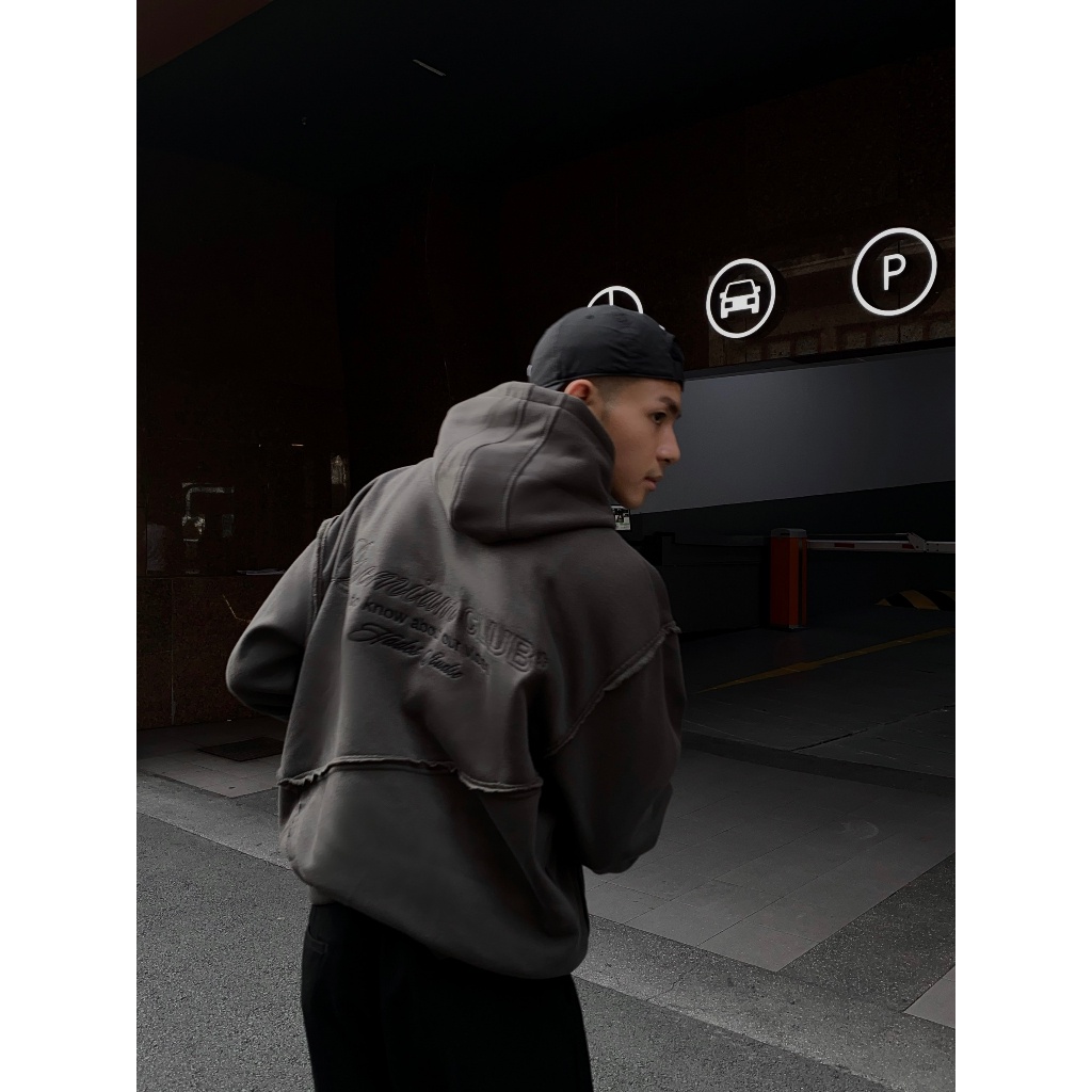 ÁO HOODIE MŨ TRÙM UNISEX VẢI NỈ BÔNG SPECTRUM BOXY HOODIE - HADES BRAND CHÍNH HÃNG