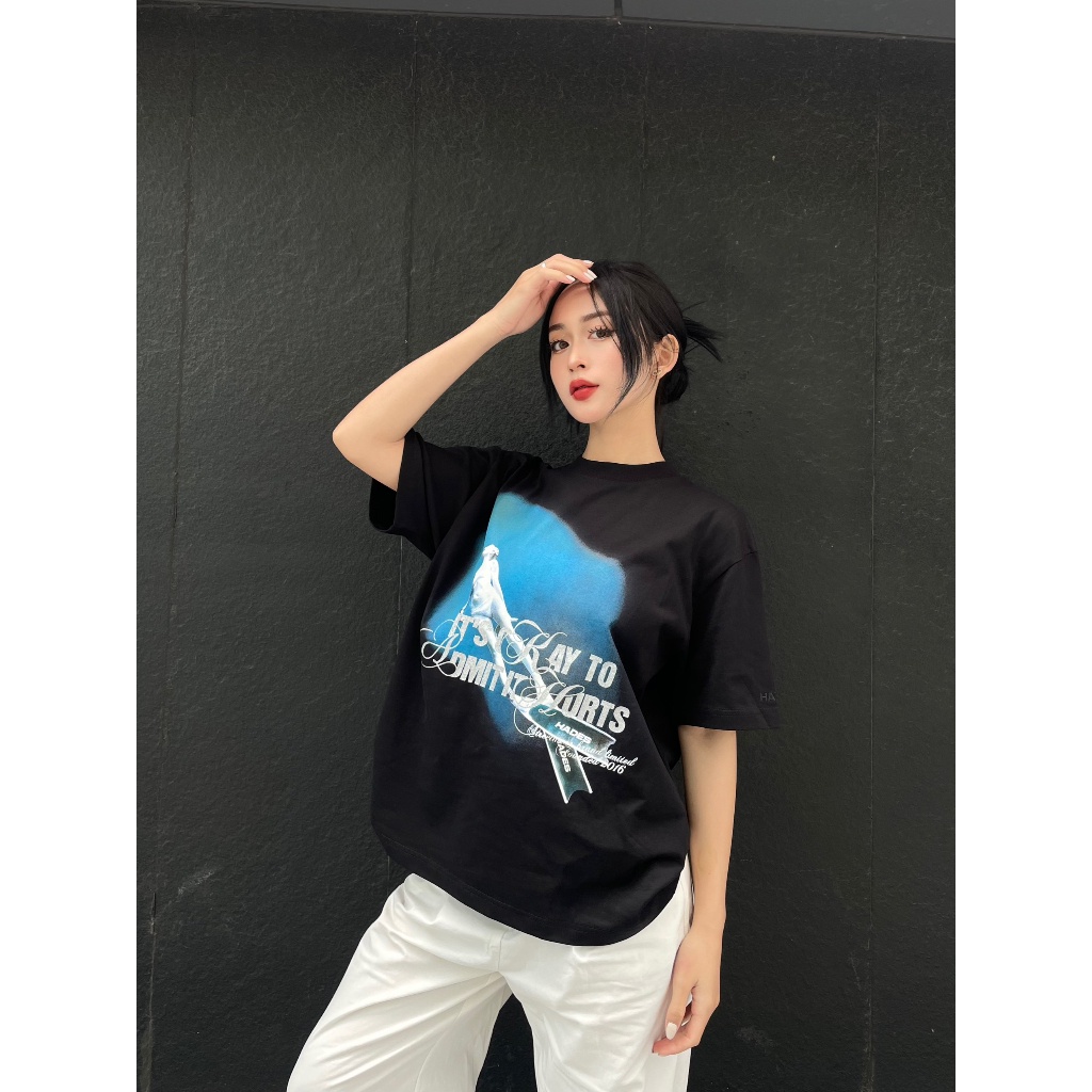 ÁO THUN TAY LỠ UNISEX DEEP DIVE BOXY TEE 100% COTTON - HADES BRAND CHÍNH HÃNG