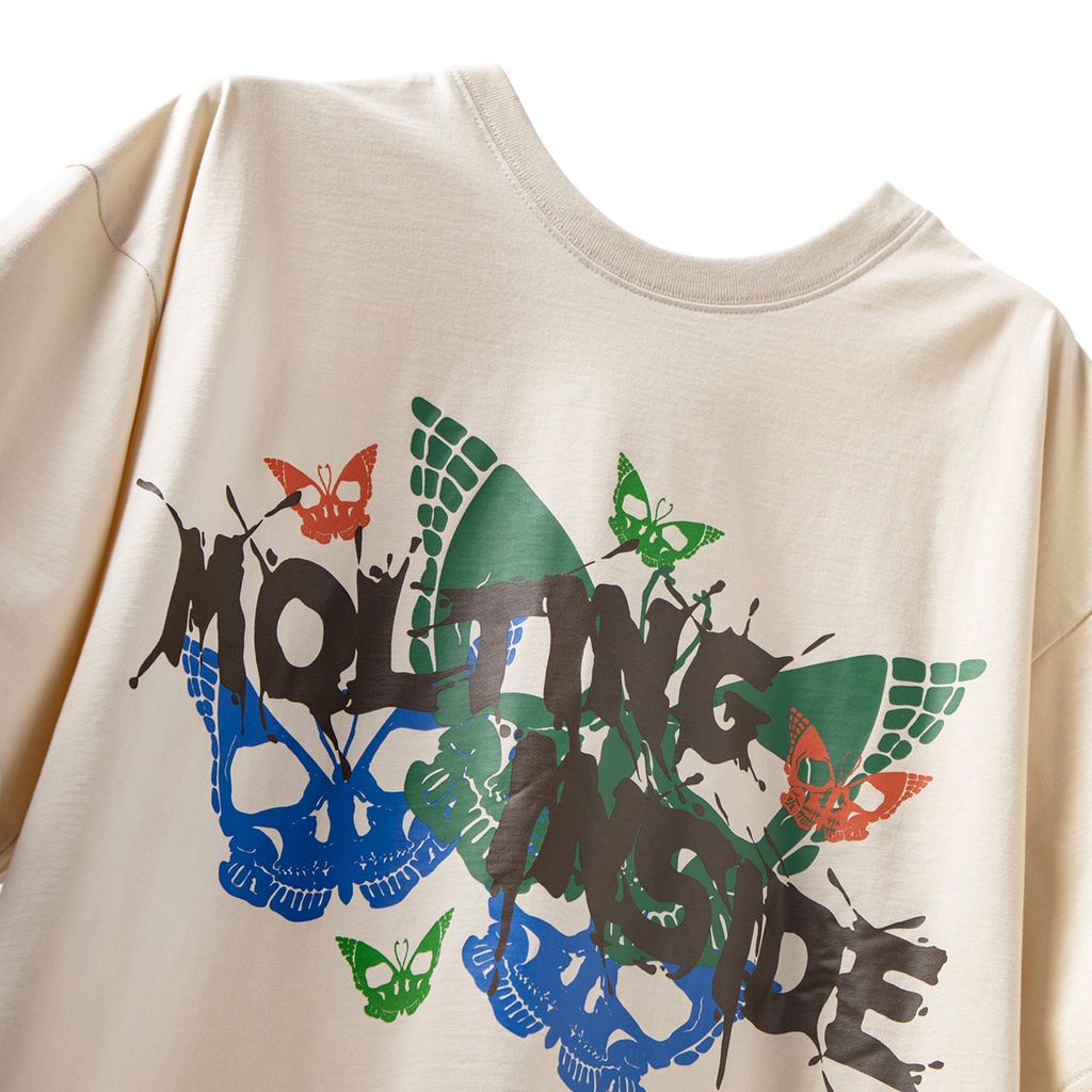 Áo Thun Tay Lỡ Unisex MOLTING INSIDE 100% Cotton - HADES Brand Chính Hãng