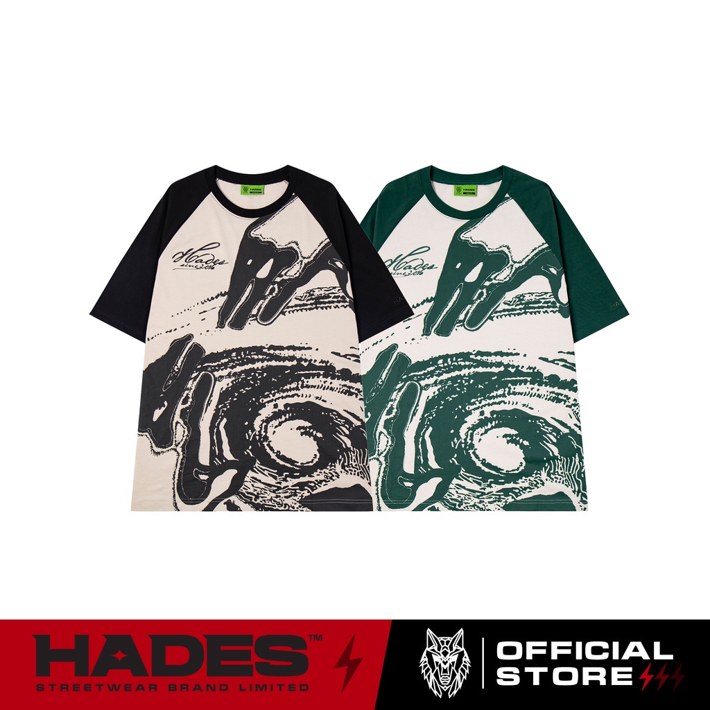 Áo Thun Tay Lỡ Unisex WORLDS COLLIDE 100% Cotton - HADES Brand Chính Hãng