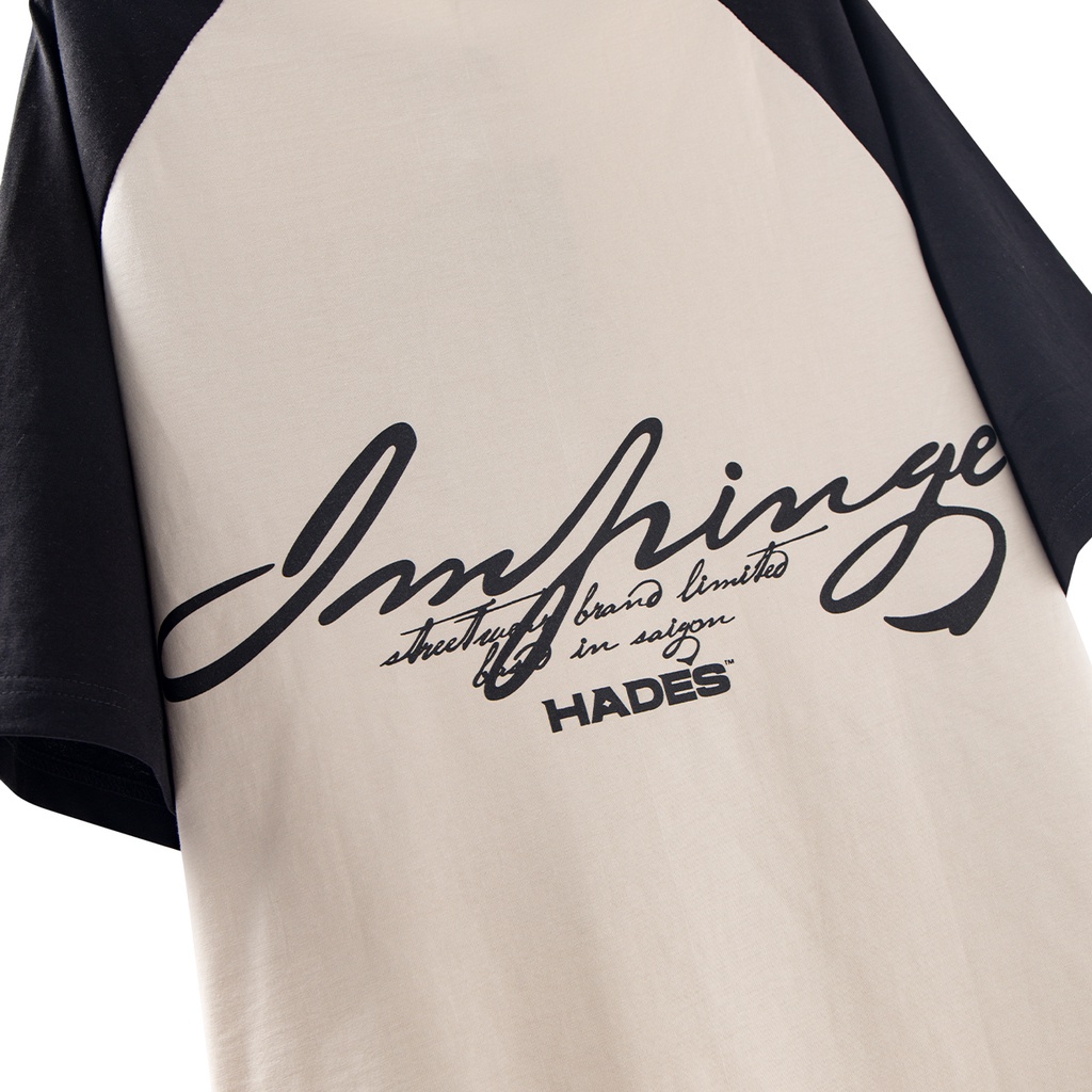 Áo Thun Tay Lỡ Unisex WORLDS COLLIDE 100% Cotton - HADES Brand Chính Hãng