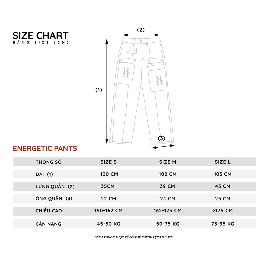 Quần Kaki Dài Unisex ENERGETIC PANT - HADES Brand Chính Hãng