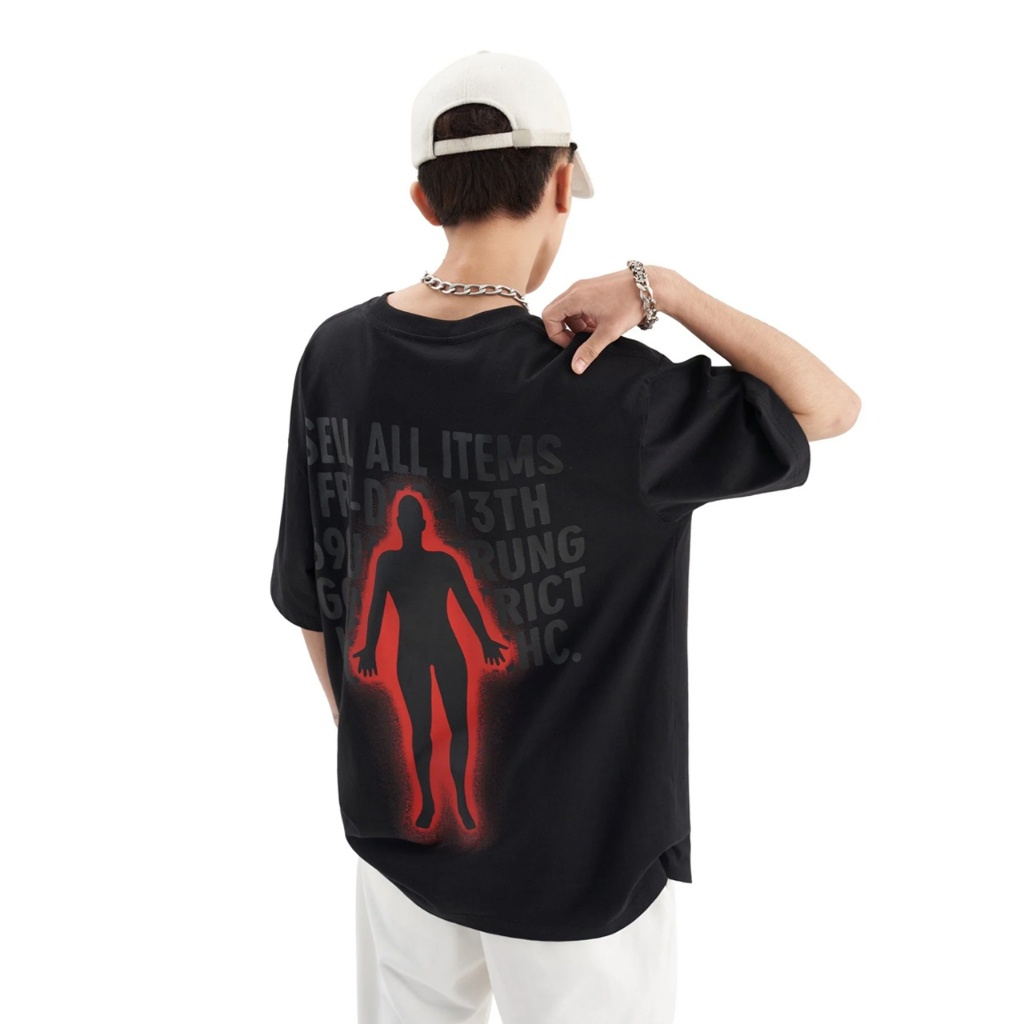 Áo Thun Tay Lỡ Unisex IMMATERIAL 100% Cotton - HADES Brand Chính Hãng