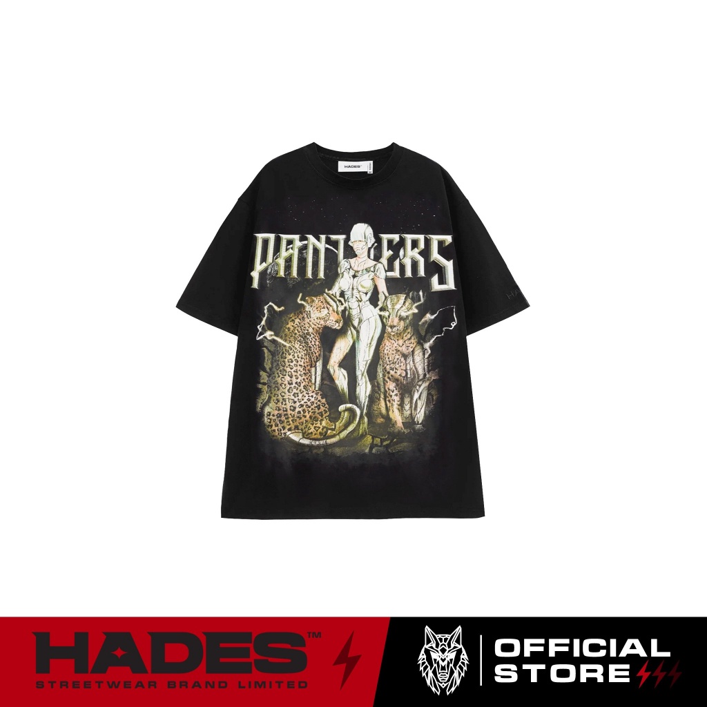 Áo Thun Tay Lỡ Unisex PANTHER ROAR - HADES Brand Chính Hãng