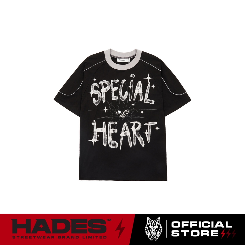 Áo Thun Tay Lỡ Unisex PERENNIAL HEART TEE 100% Cotton - HADES Brand Chính Hãng