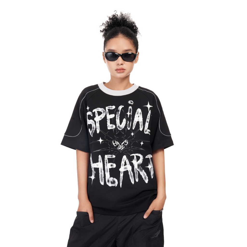 Áo Thun Tay Lỡ Unisex PERENNIAL HEART TEE 100% Cotton - HADES Brand Chính Hãng