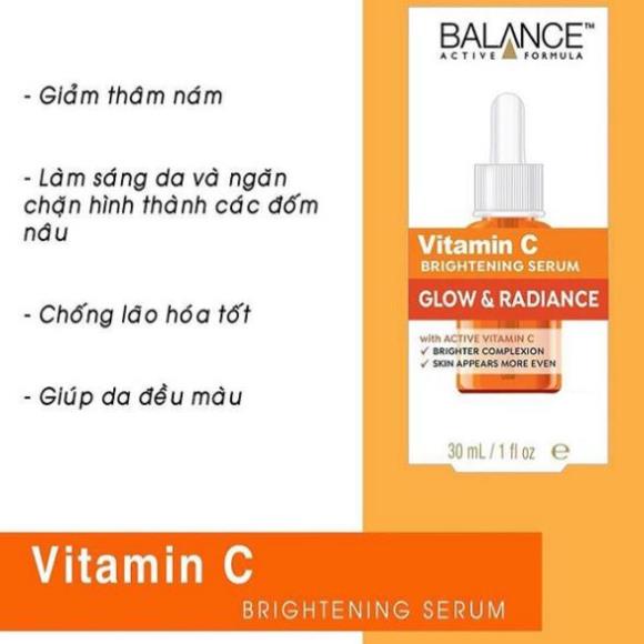 Vitamin C Balance Tinh chất giảm thâm trắng da Active Formula Brightening 30ml -Auth
