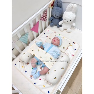 CHẶN BÔNG KÈM GỐI MUSLIN MOCHEE
