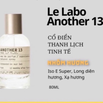 Nước hoa nam chính hãng cao cấp Le La.bo Santal 13 33, dầu thơm lâu mẫu thử 100ml hương thơm dịu nhẹ sang trọng quý phái