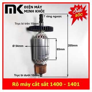 Rô máy cắt sắt makita 1400 - 1401 7 răng ngược