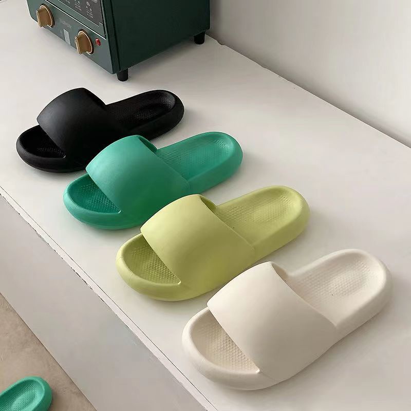 Dép Bánh Mì Đi Trong Nhà Đế Dày ins Màu Sắc Kẹo Ngọt Phong Cách Đường Phố ins Dành Cho Gia Đình