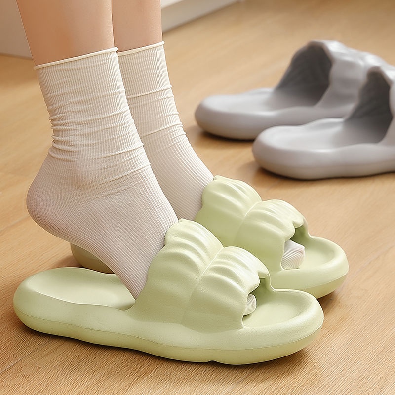 Dép Bánh Mì Đi Trong Nhà Đế Dày Mùa Hè 2023 Mới Cho Nữ