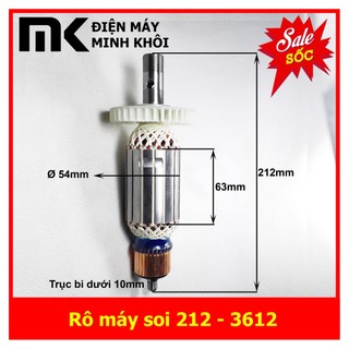 Rô máy soi, máy phay gỗ makita 3612 - 212 dc