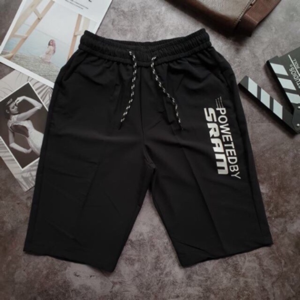 Quần đùi ngố nam thể thao, quần short nam lưng thun đẹp QNstram nhiều màu RUMANI