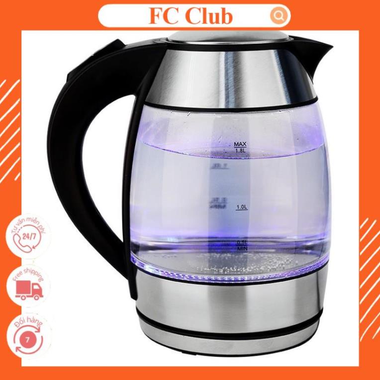 ẤM ĐIỆN ĐUN NƯỚC BẰNG THỦY TINH Lock&Lock EJK418SLV (1.8 lít)