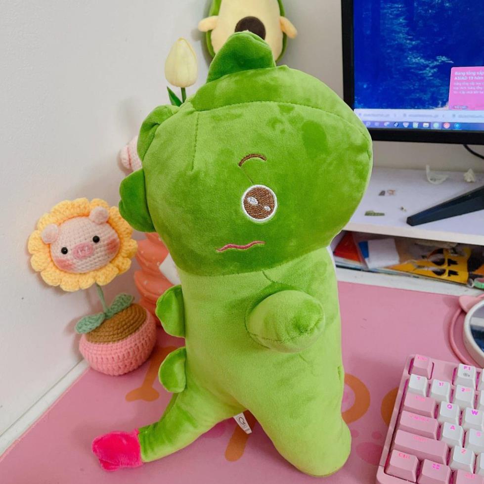 ❤️Giá Sỉ❤️  Gấu Bông Khủng Long Xanh Cute Hết Nấc. Thú nhồi Bông cho bé đáng yêu Xưởng Gấu Tiến Đạt