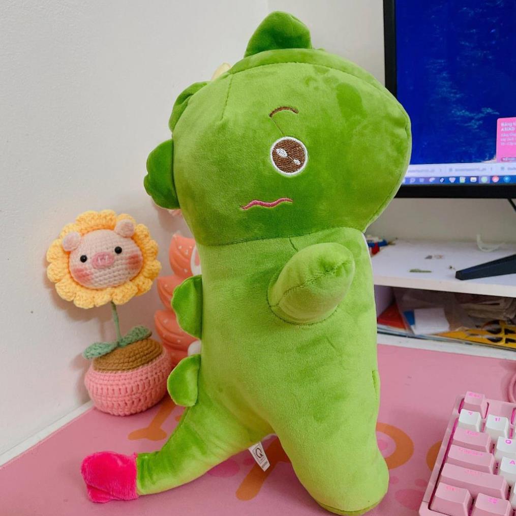 ❤️Giá Sỉ❤️  Gấu Bông Khủng Long Xanh Cute Hết Nấc. Thú nhồi Bông cho bé đáng yêu Xưởng Gấu Tiến Đạt