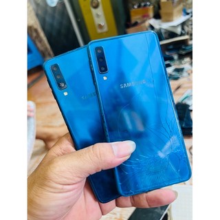Xác điện thoại samsung a7 2018 hư màn hình, mã a750, bao main rin full chức năng. bh 1 năm