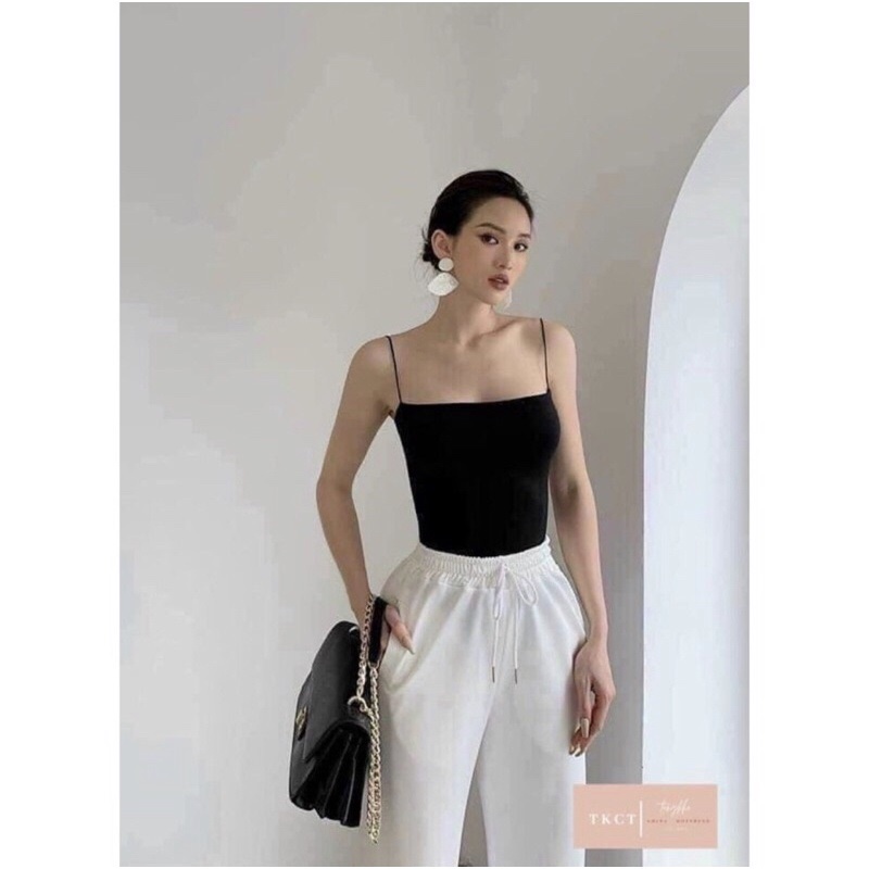 Áo 2 dây croptop siêu hot , Áo 2 dây nữ sợi bún sexy - MiaShop