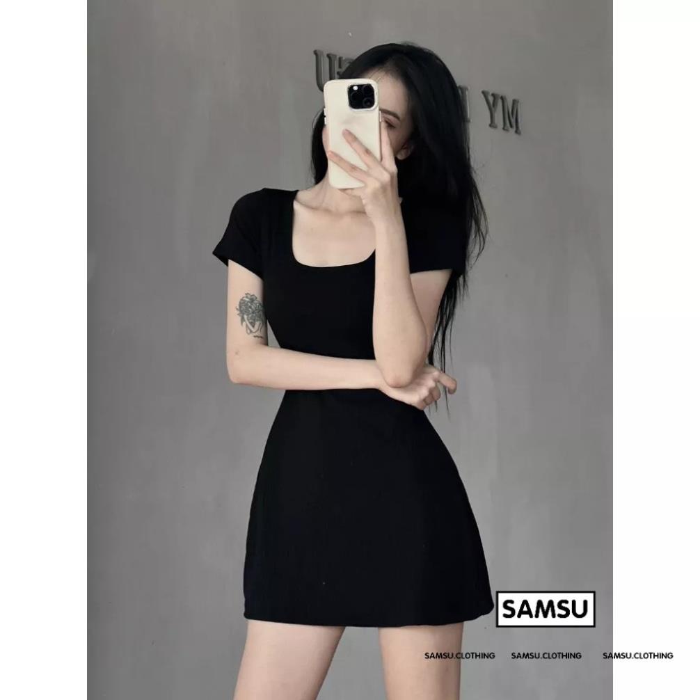 Đầm body nữ cổ vuông  Siêu hot , Siêu quyến rũ BB ... B114.