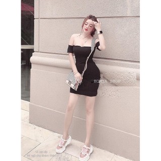 Váy body trễ vai, thiết kế siêu gợi cảm, B13