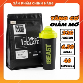 ( Combo 2 túi + Bình Lắc)Sữa Tăng Cơ - Giảm Mỡ - Whey Protein Isolate BodyGold túi 1kg