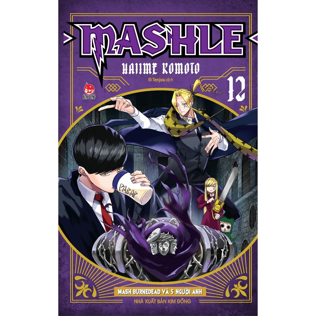 Sách - MASHLE - Tập 12: Mash Burnedead Và 5 Người Anh - Tặng Kèm Bookmark