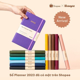Sổ tay planner 2023 bìa da 12 màu - sổ tay lên kế hoạch