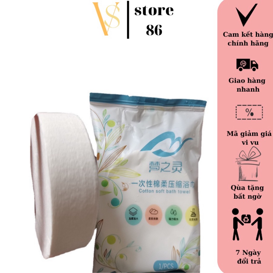 Khăn tắm nén du lịch 70x140cm dùng 1 lần cotton tiện lợi -Khăn tắm nén khách sạn VS STORE shoppp | BigBuy360 - bigbuy360.vn