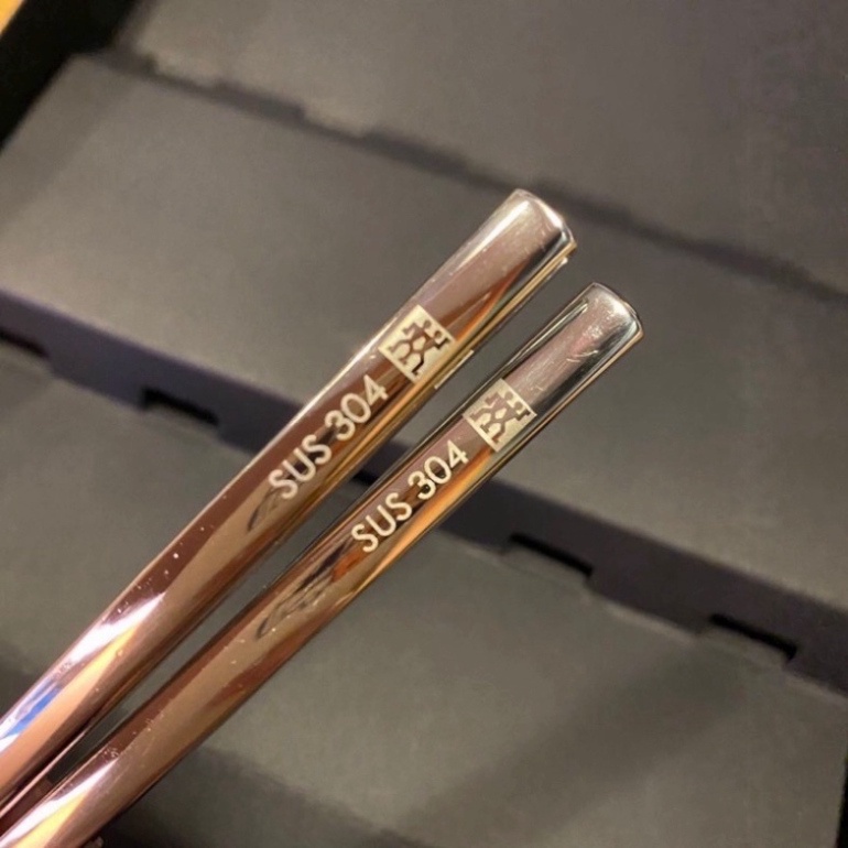 Hộp 5 đôi Đũa Inox Đức SUS 304 Zwilling Chống Trơn Trượt Hàng Cao Cấp Kho gia dụng