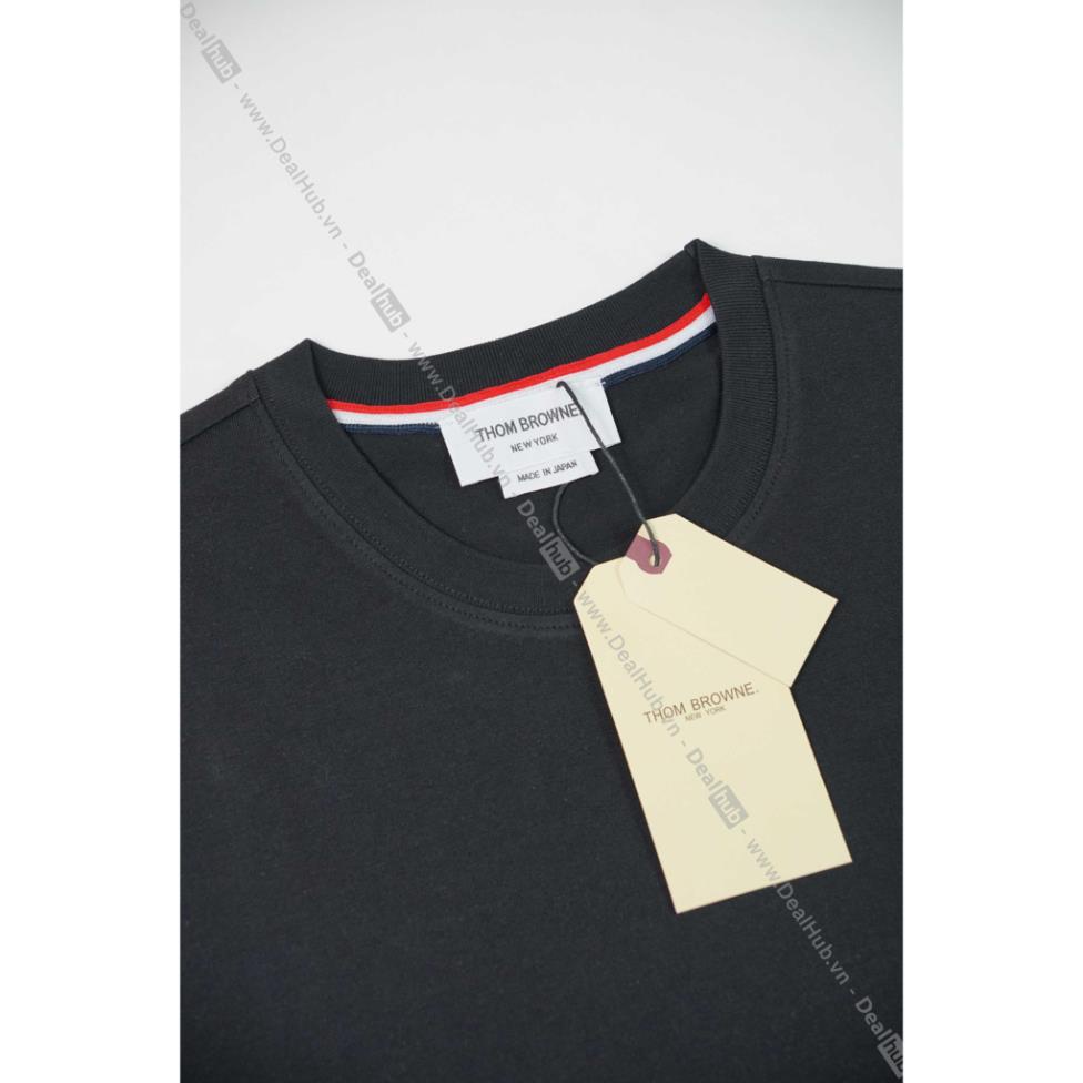 Áo Thun Cổ Tròn  T.hom Br.owne 4-Bar Cotton Cao Cấp.