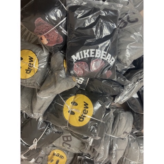 Áo hoodie nam nữ nỉ bông MIKEBEAR in hình gấu form rộng unisex mũ rộng , Áo khoác nỉ có mũ ulzzang phong cách Hàn Quốc