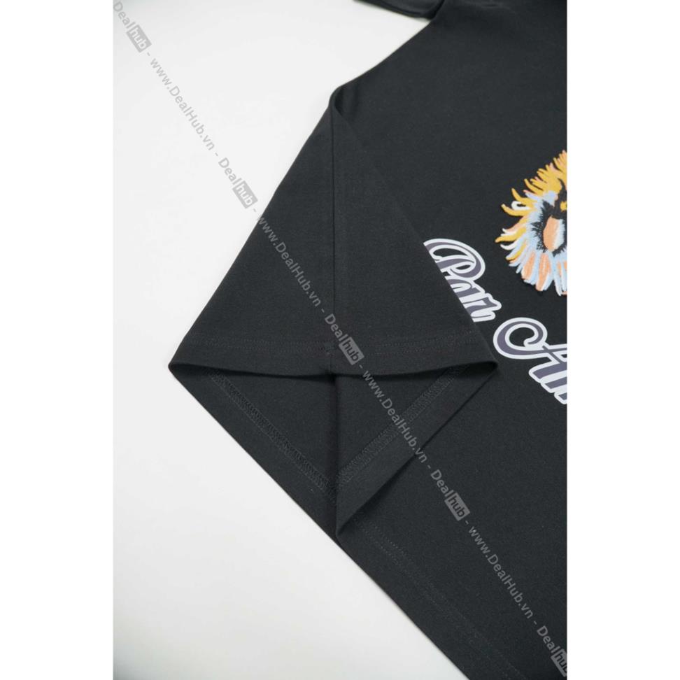 Áo Thun Cổ Tròn Guc.ci Angry Tiger Logo Thêu Cotton Cao Cấp 260gsm.