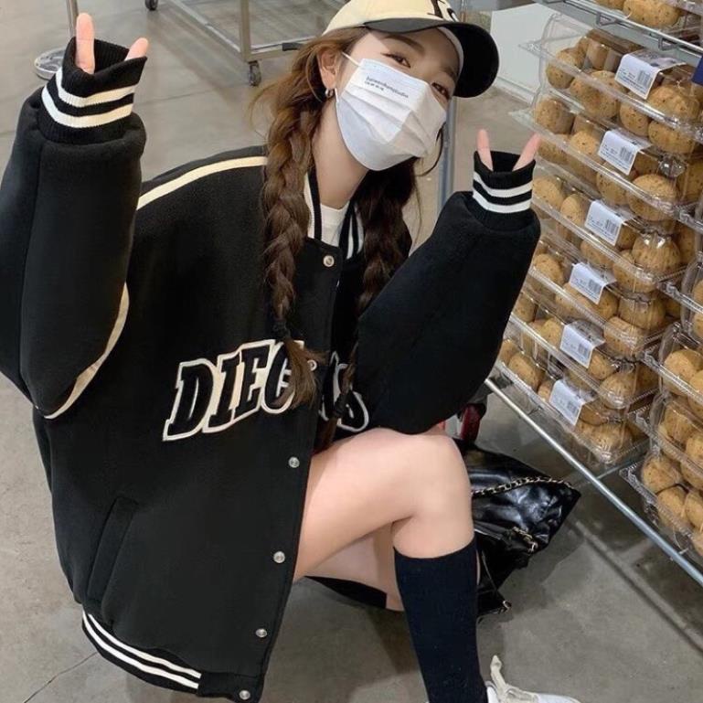 Áo Khoác Bomber Unisex  Thêu Kins Chất Xịn Xò 🥰Áo Khoác Bóng Chày Đẹp